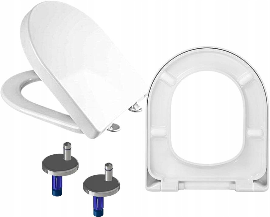 WC sedadlo Hydroera Serel, biely duroplast